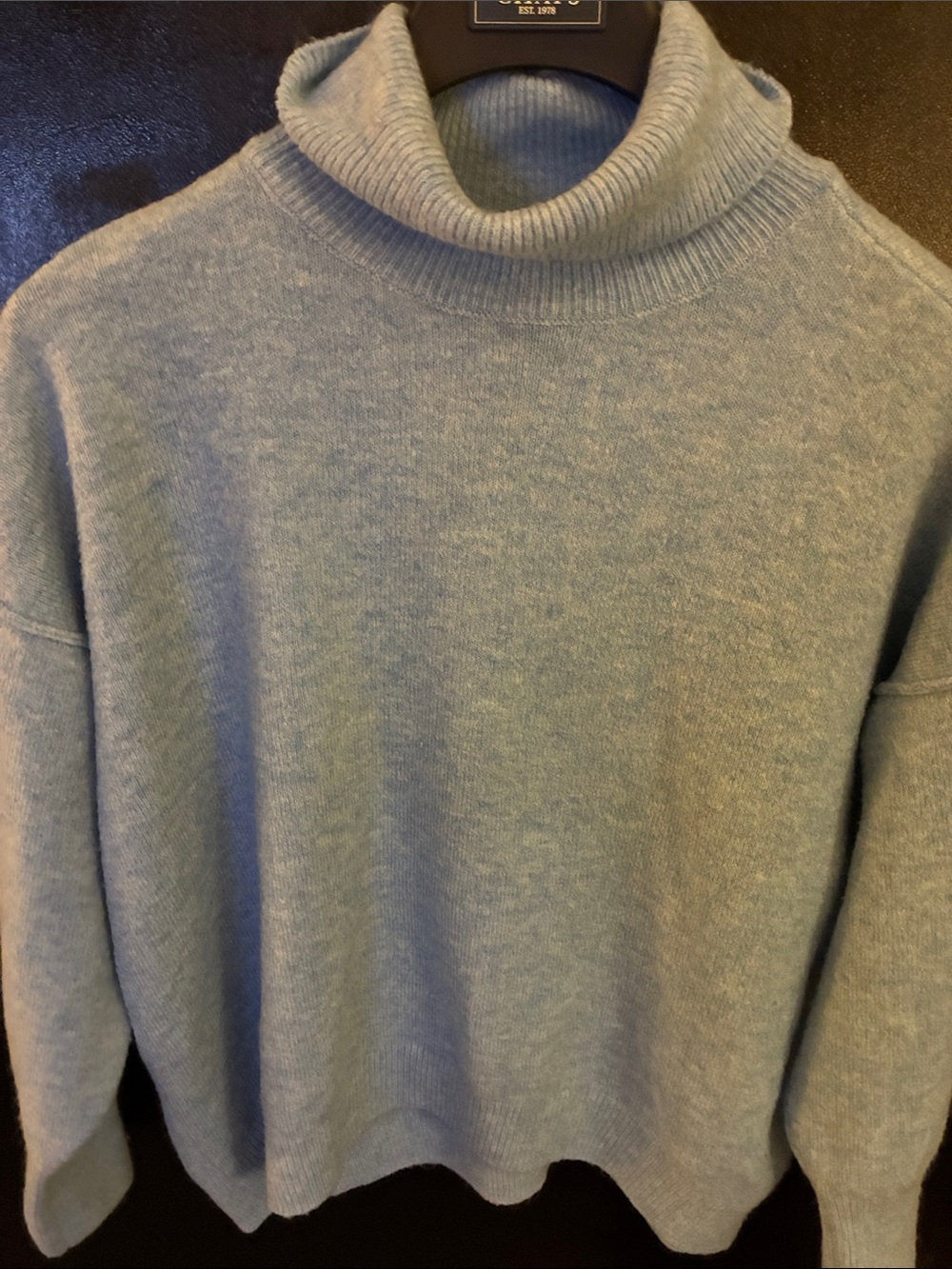 Vince Camuto Light Blue Turtleneck Sweater